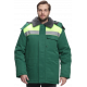 Куртка зимняя для бригадира NEW (тк.Смесовая,210), зеленый/лимонный