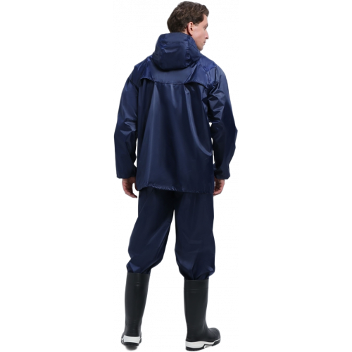 Костюм влагозащитный ProfLineLeader (ПВХ,240), т.синий Костюм влагозащитный ProfLineLeader (ПВХ,240), т.синий