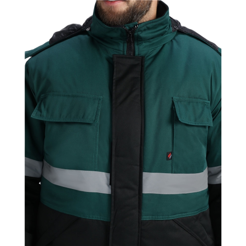 Костюм зимний Нордхард-2 СОП У. (тк.Смесовая,240) п/к, черный/т.зеленый Костюм зимний Нордхард-2 СОП У. (тк.Смесовая,240) п/к, черный/т.зеленый