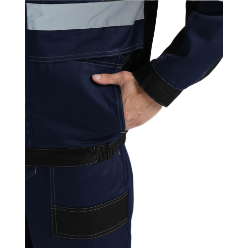 Костюм Виват-2 Премиум IMP (тк.Смесовая,240) п/к, т.синий/черный/васильковый Костюм Виват-2 Премиум IMP (тк.Смесовая,240) п/к, т.синий/черный/васильковый