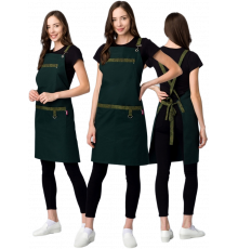 Фартук с грудкой универсальный Прага (тк.Форвард,210), хаки (023) Фартук с грудкой универсальный Прага (тк.Форвард,210), хаки (023)