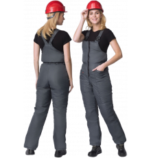 Полукомбинезон зимний женский Сакрин (тк.Дюспо,80), т.серый Полукомбинезон зимний женский Сакрин (тк.Дюспо,80), т.серый