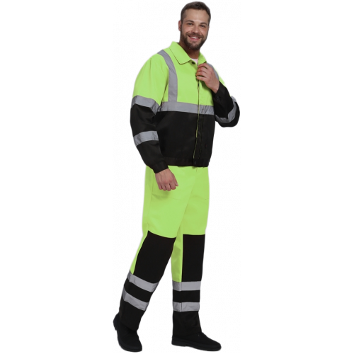 Костюм сигнальный Ярксион-2 СОП К. (тк.Смесовая,210) п/к, желтый/черный Костюм сигнальный Ярксион-2 СОП К. (тк.Смесовая,210) п/к, желтый/черный