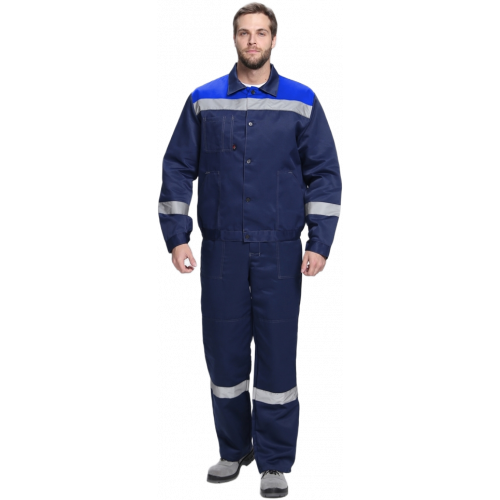 Костюм Лигор-2 СОП (тк.Смесовая,210) п/к, т.синий/васильковый Костюм Лигор-2 СОП (тк.Смесовая,210) п/к, т.синий/васильковый
