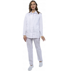 Куртка женская ХАССП-Премиум (тк.Оптима,160), белый Куртка женская ХАССП-Премиум (тк.Оптима,160), белый