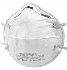 Респиратор чашеобразный RESPIK® RS2201 без клапана, FFP1 (20 шт) Респиратор чашеобразный RESPIK® RS2201 без клапана, FFP1 (20 шт)