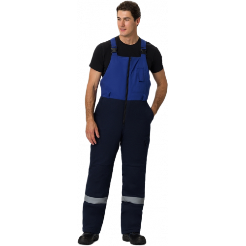 Костюм зимний Экспертный Антистат МВО (тк.Смесовая,245) п/к, т.синий/васильковый Костюм зимний Экспертный Антистат МВО (тк.Смесовая,245) п/к, т.синий/васильковый