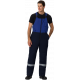 Костюм зимний Экспертный Антистат МВО (тк.Смесовая,245) п/к, т.синий/васильковый