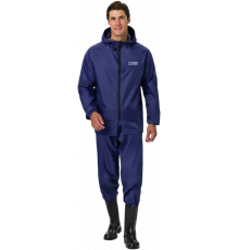 Костюм влагозащитный Poseidon WPL (Нейлон/ПВХ,225), синий Костюм влагозащитный Poseidon WPL (Нейлон/ПВХ,225), синий