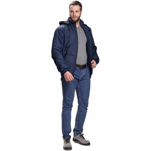 Куртка демисезонная Бомбер-Люкс (тк.Дюспо), т.синий Куртка демисезонная Бомбер-Люкс (тк.Дюспо), т.синий