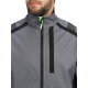 Куртка ProfLineLeader (тк.Софтшел), серый/черный