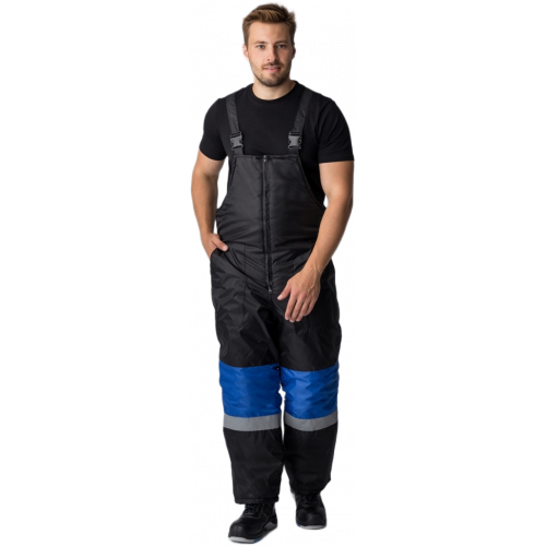 Костюм зимний Мегрес-2 СОП (тк.OxLine,90) п/к, васильковый/черный