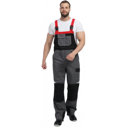 Костюм Вектрон-2 (тк.Смесовая МВО,240) п/к, серый/черный/красный Костюм Вектрон-2 (тк.Смесовая МВО,240) п/к, серый/черный/красный