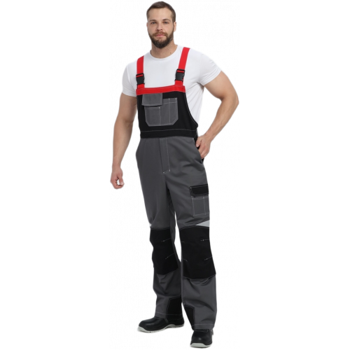 Костюм Вектрон-2 (тк.Смесовая МВО,240) п/к, серый/черный/красный Костюм Вектрон-2 (тк.Смесовая МВО,240) п/к, серый/черный/красный