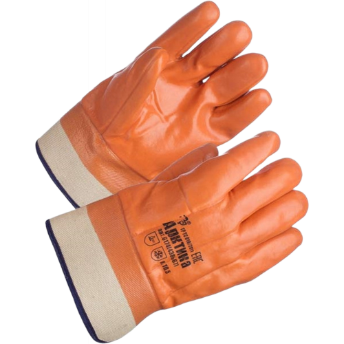 Перчатки АМПАРО™ Арктика крага (хлопок+поролон+ПВХ), 6176