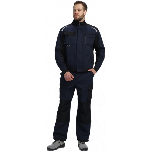 Куртка Милан NEW CH МВО (тк.Смесовая,270), т.синий/черный Куртка Милан NEW CH МВО (тк.Смесовая,270), т.синий/черный