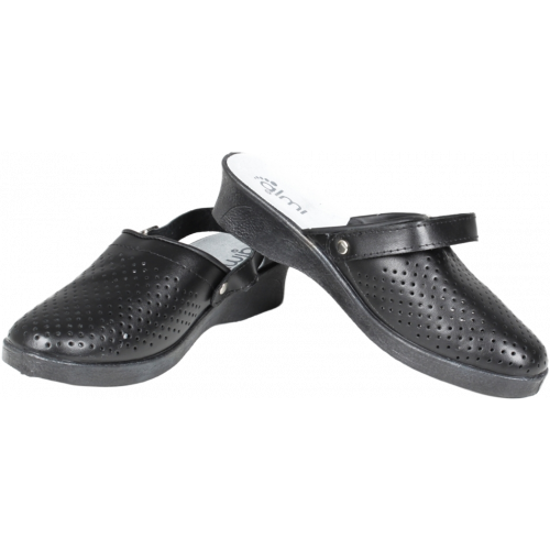 Сабо женские нат. кожа Эмануэла ПВХ ALMI (арт. 6802-00101) черные Сабо женские нат. кожа Эмануэла ПВХ ALMI (арт. 6802-00101) черные