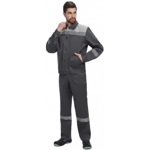 Костюм Лигор-1 СОП (тк.Смесовая,210) брюки, т.серый/св.серый Костюм Лигор-1 СОП (тк.Смесовая,210) брюки, т.серый/св.серый