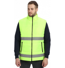 Жилет утепленный сигнальный Ярксион СОП (тк.OxLine,90), лимонный Жилет утепленный сигнальный Ярксион СОП (тк.OxLine,90), лимонный