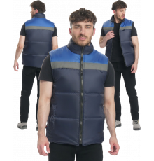 Жилет утепленный Экспертный СОП (тк.Оксфорд), т.синий/васильковый