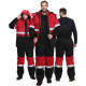 Костюм зимний Нордхард-2 СОП (тк.Смесовая,250) п/к, черный/красный