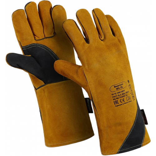 Перчатки Manipula Specialist® Флагман (спилок/джинса+флис), SPL-74/TG-692