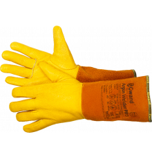 Argon Welder Pro Краги из спилка с перчаткой из желтой кожи