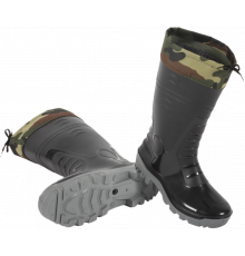 Сапоги мужские ПВХ двухкомпонентные с надставкой, черный (арт. кмф м.135) Сапоги мужские ПВХ двухкомпонентные с надставкой, черный (арт. кмф м.135)