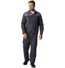 Костюм Флофт-2 (тк.Смесовая,210) п/к, т.серый/серый Костюм Флофт-2 (тк.Смесовая,210) п/к, т.серый/серый