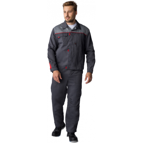 Костюм Флофт-2 (тк.Смесовая,210) п/к, т.серый/серый Костюм Флофт-2 (тк.Смесовая,210) п/к, т.серый/серый