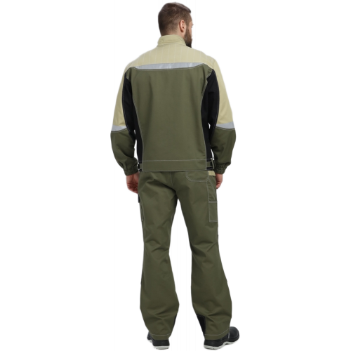 Костюм Вектрон-2 (тк.Смесовая МВО,240) п/к, хаки/черный/бежевый Костюм Вектрон-2 (тк.Смесовая МВО,240) п/к, хаки/черный/бежевый