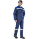 Костюм Стандарт СОП (тк.Смесовая,210) брюки, т.синий/васильковый