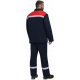 Костюм сварщика зимний Велд-СОП 1 кл.защиты (тк.Хлопок ОП,350) брюки, т.синий/красный
