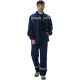 Костюм Флофт-1 СОП (тк.Смесовая,210) брюки, т.синий/васильковый