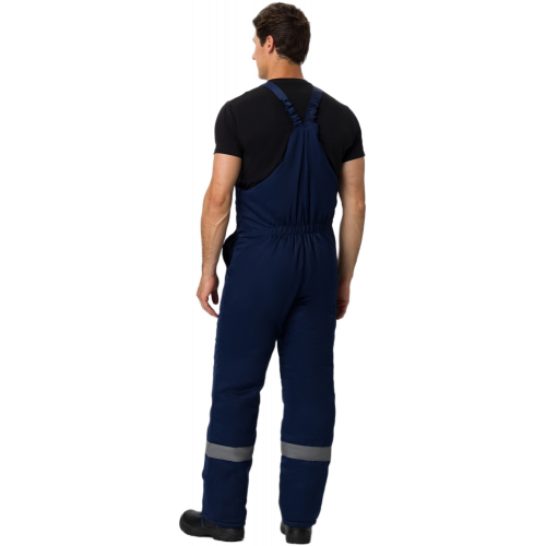 Костюм зимний Труженик-Ультра-2 (тк.Смесовая,210) п/к, т.синий/оранжевый