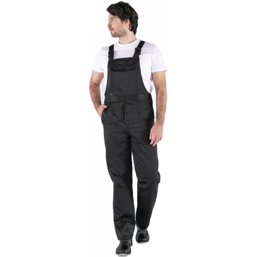 Полукомбинезон для ИТР (тк.Смесовая,210), черный Полукомбинезон для ИТР (тк.Смесовая,210), черный