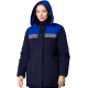 Куртка зимняя женская Кнейд СОП (тк.Смесовая,210), т.синий/васильковый