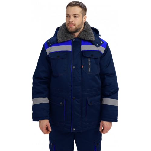 Костюм зимний Нейч-2 Премиум СОП (тк.Смесовая,240) п/к, т.синий/васильковый Костюм зимний Нейч-2 Премиум СОП (тк.Смесовая,240) п/к, т.синий/васильковый