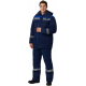 Костюм зимний Титан (тк.Смесовая,210) п/к, т.синий/васильковый