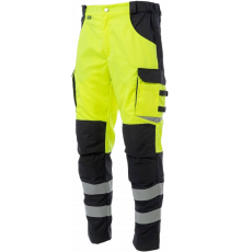 Брюки сигнальные Brodeks KS309, цвет жёлтый, чёрный Брюки сигнальные Brodeks KS309, цвет жёлтый, чёрный