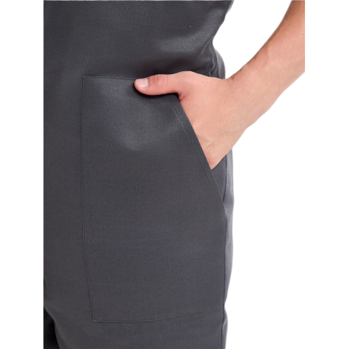 Костюм зимний Труженик-Ультра-2 СОП (тк.Смесовая,210) п/к, т.серый/красный