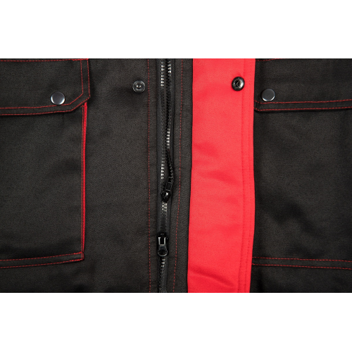 Костюм зимний Титан (Смесовая, 210) п/к, черный/красный Костюм зимний Титан (Смесовая, 210) п/к, черный/красный