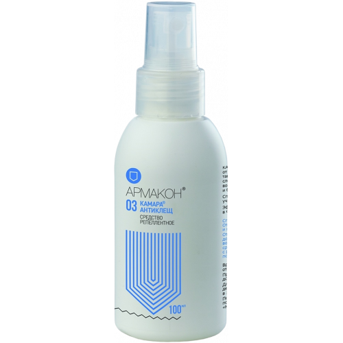 Спрей АРМАКОН™ КАМАРА АНТИКЛЕЩ репеллент 100 мл, 1202 Спрей АРМАКОН™ КАМАРА АНТИКЛЕЩ репеллент 100 мл, 1202