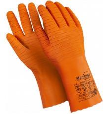 Перчатки Manipula Specialist® Фишер (интерлок+рельефный латекс 1,6мм), L-T-17/CG-948