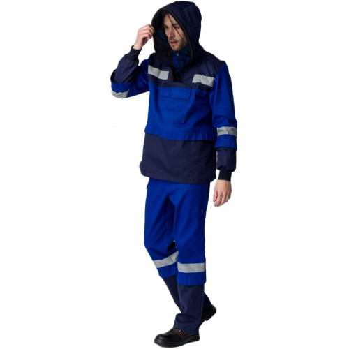 Костюм противоэнцефалитный-антигнус Импульс (тк.Саржа,220), т.синий/васильковый Костюм противоэнцефалитный-антигнус Импульс (тк.Саржа,220), т.синий/васильковый