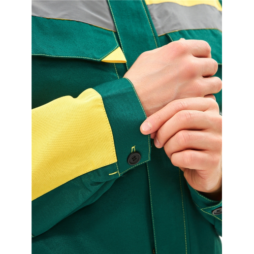 Костюм Сфера-2 СОП CH (тк.Смесовая,210) п/к, зеленый/желтый Костюм Сфера-2 СОП CH (тк.Смесовая,210) п/к, зеленый/желтый