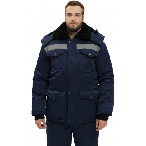 Костюм зимний Мастер-Ультра (тк.Смесовая,210) п/к, т.синий Костюм зимний Мастер-Ультра (тк.Смесовая,210) п/к, т.синий