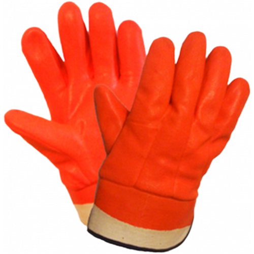 Перчатки МБС морозоустойчивые полный облив ПВХ манжет крага