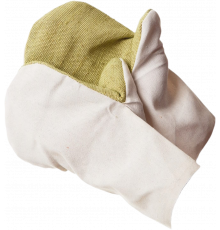 Рукавицы ХБ с БРЕЗЕНТОВЫМ НАЛАДОННИКОМ С МИТКАЛЕМ Рукавицы ХБ с БРЕЗЕНТОВЫМ НАЛАДОННИКОМ С МИТКАЛЕМ