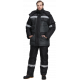Костюм зимний Беркут СОП CH (тк.Таслан) п/к, черный/т.серый